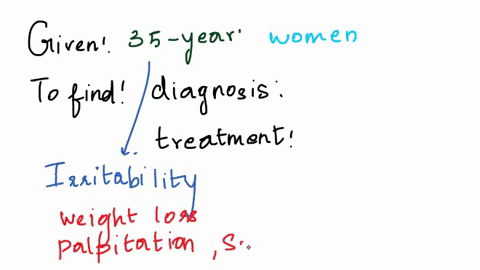 a-35-year-old-woman-came-to-the-outpatient-clinic-she-had-the-following-problems-increasing-tenseness-and-irritability-poor-sleepweight-losspalpitations-constant-sweatingwhat-would-be-your-d-02217