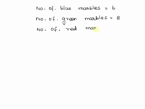 a-bag-contains-6-blue-marbles-8-green-marbles-9-red-marbles-and-17-yellow-marbles-what-is-the-ratio-of-blue-marbles-to-total-marbles-15-15-16-16-317-317-320-320-73337