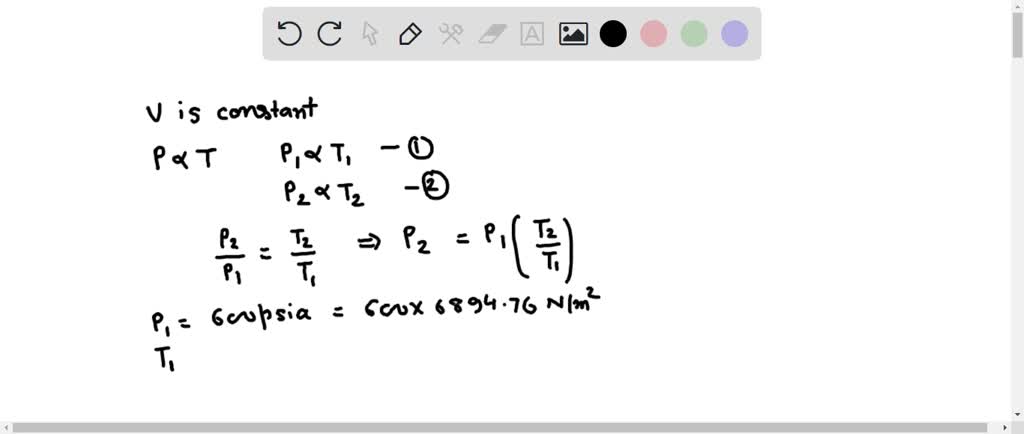 SOLVED: Initial pressure is 600 psia and initial temperature is 43° F ...