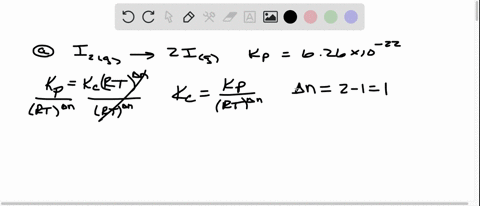 calculate-kc-for-each-reaction-a-i2g-2-ig-kp-626-10-22-at-298-k-b-ch4g-h2og-cog-3-h2g-c-i2g-ci2g-2-ic1g-kp-819-at-298-k-2