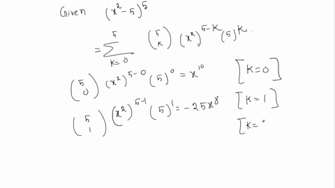 use-the-binomial-theorem-to-expand-and-simplify-the-expression-leftx2-5right5-87205