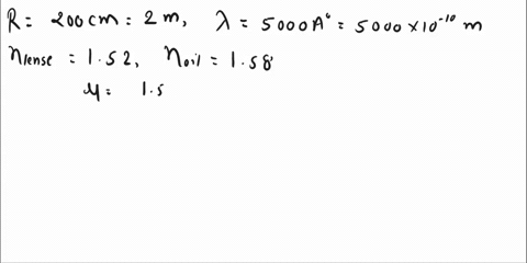 a-plane-convex-lens-is-put-on-a-glass-plate-such-that-the-convex-surface-of-the-lens-touches-the-plane-surface-of-the-plate-an-oil-drop-is-put-in-between-the-radius-of-curvature-of-the-conve-11498