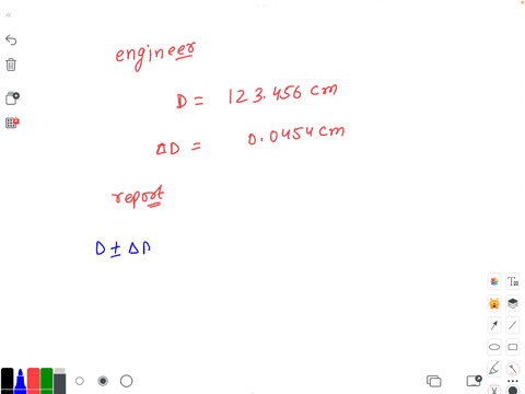 an-engineer-calculates-the-diameter-of-an-object-as-123456-cm-with-an-estimated-uncertainty-of-00454-cm_-the-correct-way-to-report-this-result-in-the-proper-format-would-be-a-124-00454-cm-b-89086