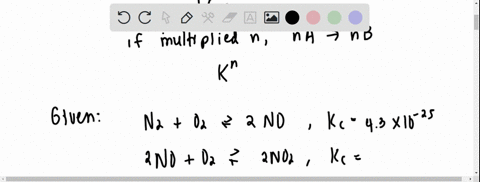 the-following-reactions-have-the-indicated-equilibrium-constants-at-a-particular-temperature-n2g-o2g-2nog-kc-43-1025-2nog-o2g-2no2g-kc-64-109-determine-the-values-of-the-equilibrium-constant-47654