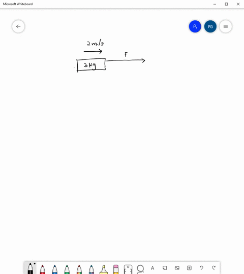 when-you-apply-a-25-n-force-horizontally-to-mass-of-30-kg-sitting-on-3-rough-table-if-it-moves-with-an-acceleration-of-20-ms-determine-the-frictional-force-between-the-mass-and-the-table-wri-21792