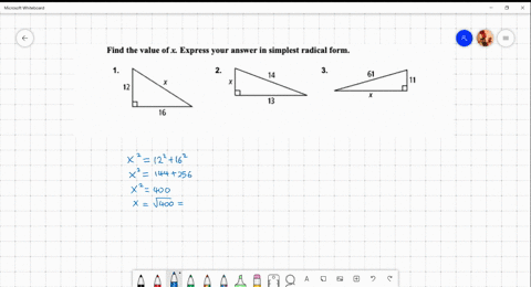 find-the-value-of-x-express-your-answer-in-simplest-radical-form-51785