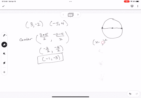question-10-1-pts-find-the-standard-equation-of-the-circle-which-satisfies-the-following-criteria-endpoints-of-diameter-3-2-and-54-hint-center-is-the-midpoint-hk-diameter-distance-between-th-65977