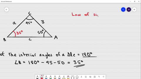 solve-the-triangle-95-50-a-51046