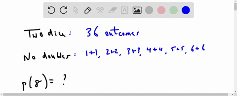 two-dice-are-rolled-and-someone-indicates-that-the-two-numbers-that-come-up-are-different-find-the-probability-that-the-sum-of-the-two-numbers-is-8-57796
