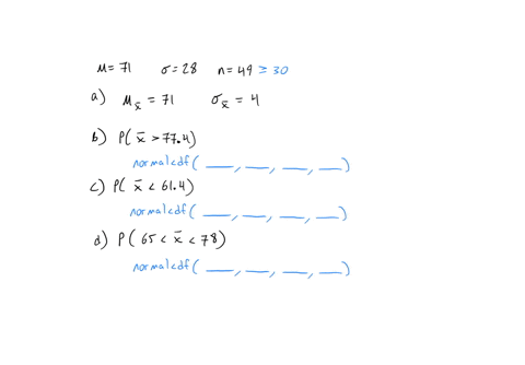 suppose-a-simple-random-sample-of-size-n-49-is-obtained-from-population-with-p-71-and-6-28_-a-describe-the-sampling-distribution-of-x-b-what-is-p-x-774-c-what-is-p-x614-d-what-is-p-65-x-78-c-44393