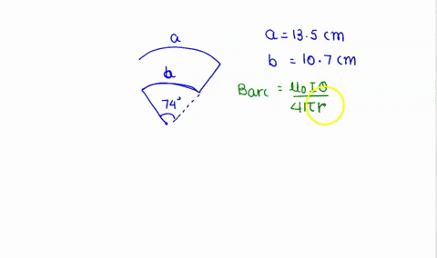 in-fig-29-39-two-circular-arcs-have-radii-a135-mathrmcm-and-b-107-mathrmcm-subtend-angle-theta740cir-38338