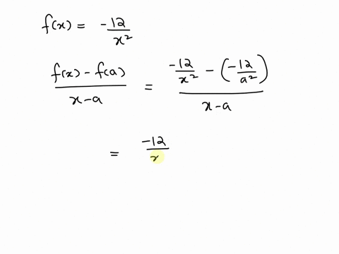 simplify-the-difference-quotient-ix-fa-for-the-x-a-given-function-12-fx-the-difference-quotient-fx-fa-12-x-a-for-fx-x2-60798