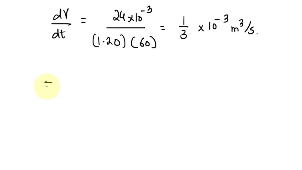 SOLVED Water flowing through a garden hose of diameter 2.75 cm fills a