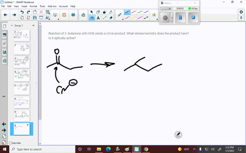 reaction-of-2-butanone-with-hcn-yields-a-chiral-product-what-stereochemistry-does-the-product-have-3-49157
