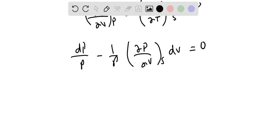 SOLVED:Consider an infinitesimal reversible adiabatic compression or ...