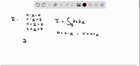 evaluate-the-integral-by-making-an-appropriate-change-of-variables-r-da-r-where-r-is-the-rectangle-enclosed-by-the-lines-x-y-0-x-y-3-x-y-0-and-x-y-7-19656