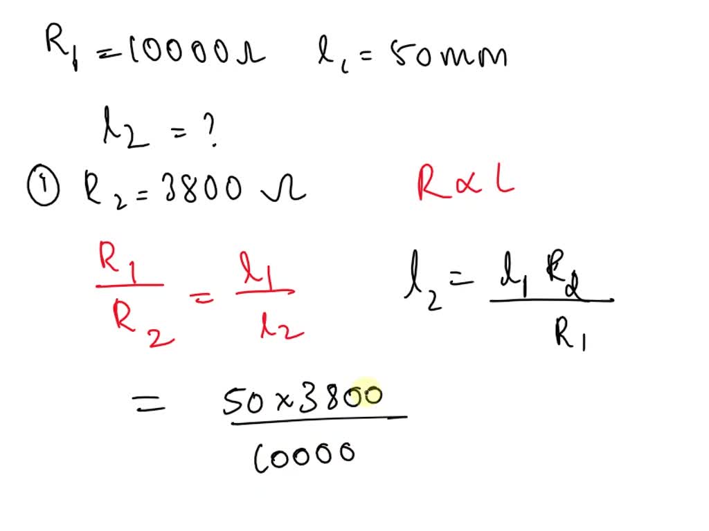 SOLVED Figure Q4(a) b A linear resistance potentiometer is 50mm long
