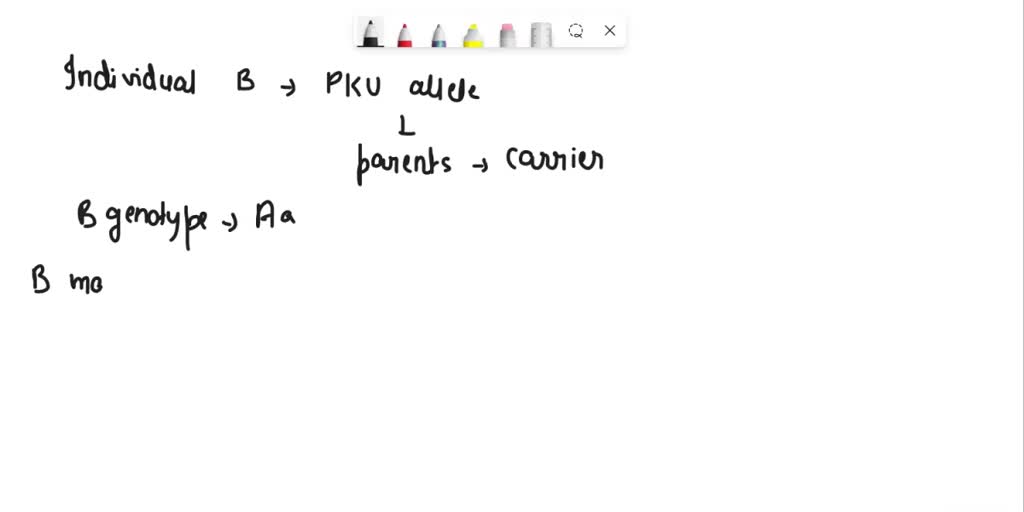 SOLVED The following pedigree is for rare autosomal recessive trait