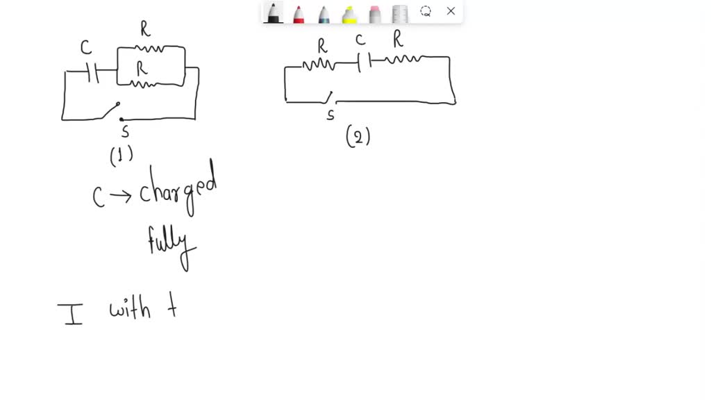 SOLVED Problem 4 A charged capacitor could be connected to two