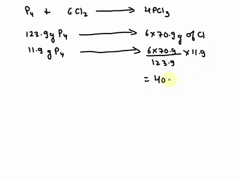 for-this-reaction-119-g-phosphorus-p4-reacts-with-459-g-chlorine-gas-phosphorus-p4-s-chlorine-g-phosphorus-trichloride-l-what-is-the-maximum-mass-of-phosphorus-trichloride-that-can-be-formed-75446