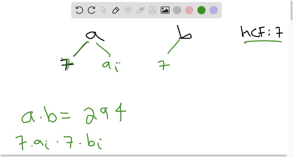 SOLVED: If HCF (a, B) =2and LCM (a, B) = 27. What Is The Value Of A×b