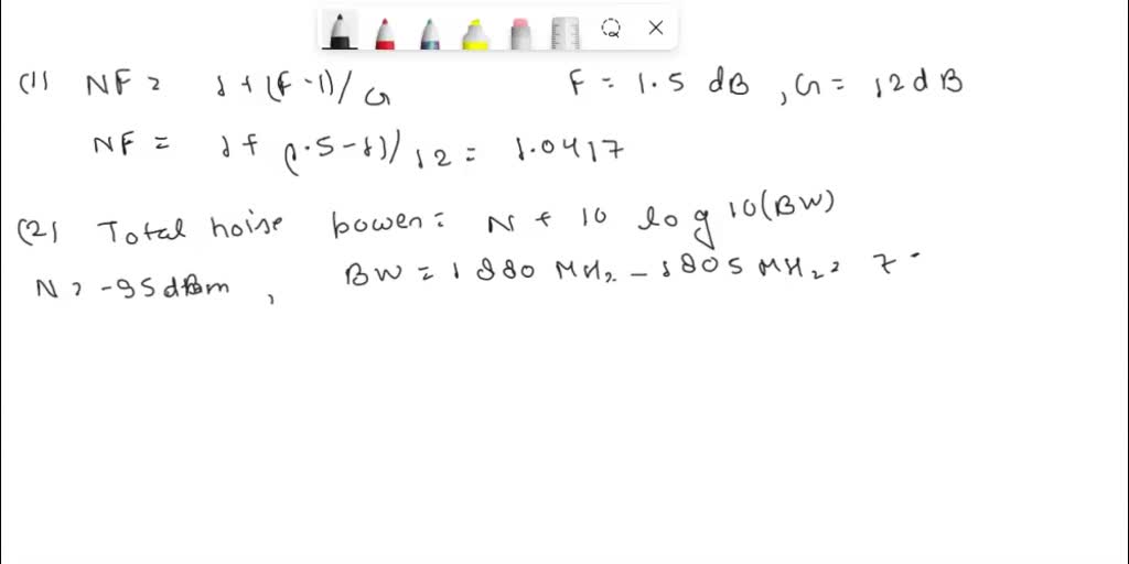 SOLVED: A cellular telephone receiver front-end circuit is shown in Fig ...