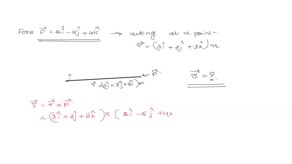 solved-a-force-at-f-4i-3j-n-is-applied-to-an-object-at-position-r-2i