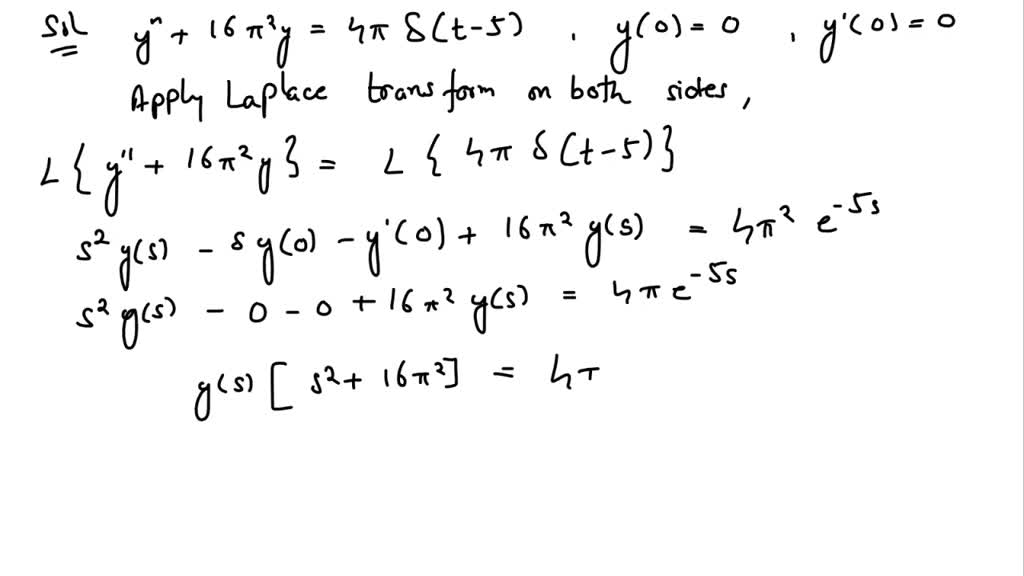 point consider the following initial value problem in which an input of large amplitude and short duration has been idealized as a delta function y 3y 65 t y0 2 y 0 point-consider-the-following-initial-value-problem-in-which-an-input-of-large-amplitude-and-short-duration-has-been-idealized-as-a-delta-function-y-3y-65-t-y0-2-y-0