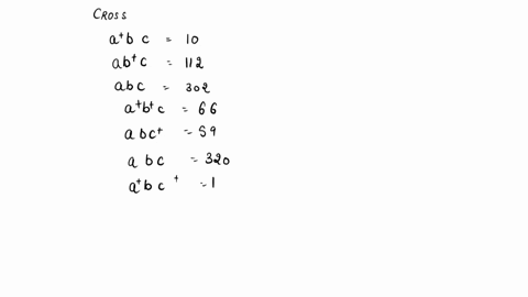 4a-cross-is-made-between-homozygous-wild-type-female-drosophila-aa-bb-ctc-and-triple-mutant-males-aa-bb-cc-the-order-here-is-arbitrary-the-f1-females-are-test-crossed-back-to-the-triple-muta-14348
