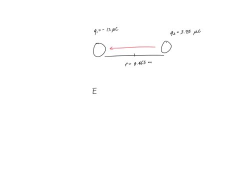 two-small-insulating-spheres-with-radius-900102-mm-are-separated-by-a-large-center-to-center-distance-of-0465-mm-one-sphere-is-negatively-charged-with-net-charge-120-c-and-the-other-sphere-i-02647