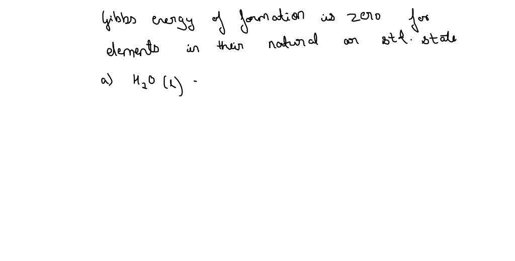 when is standard gibbs free energy of formation zero