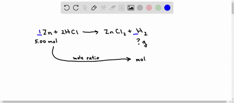 the-equation-shows-the-reaction-between-zinc-metal-and-hydrochloric-acid-zns-2hclaq-right-arrow-zncl2aq-h2g-what-is-the-theoretical-yield-of-hydrogen-gas-if-500-mol-of-zinc-are-added-to-an-e-79948