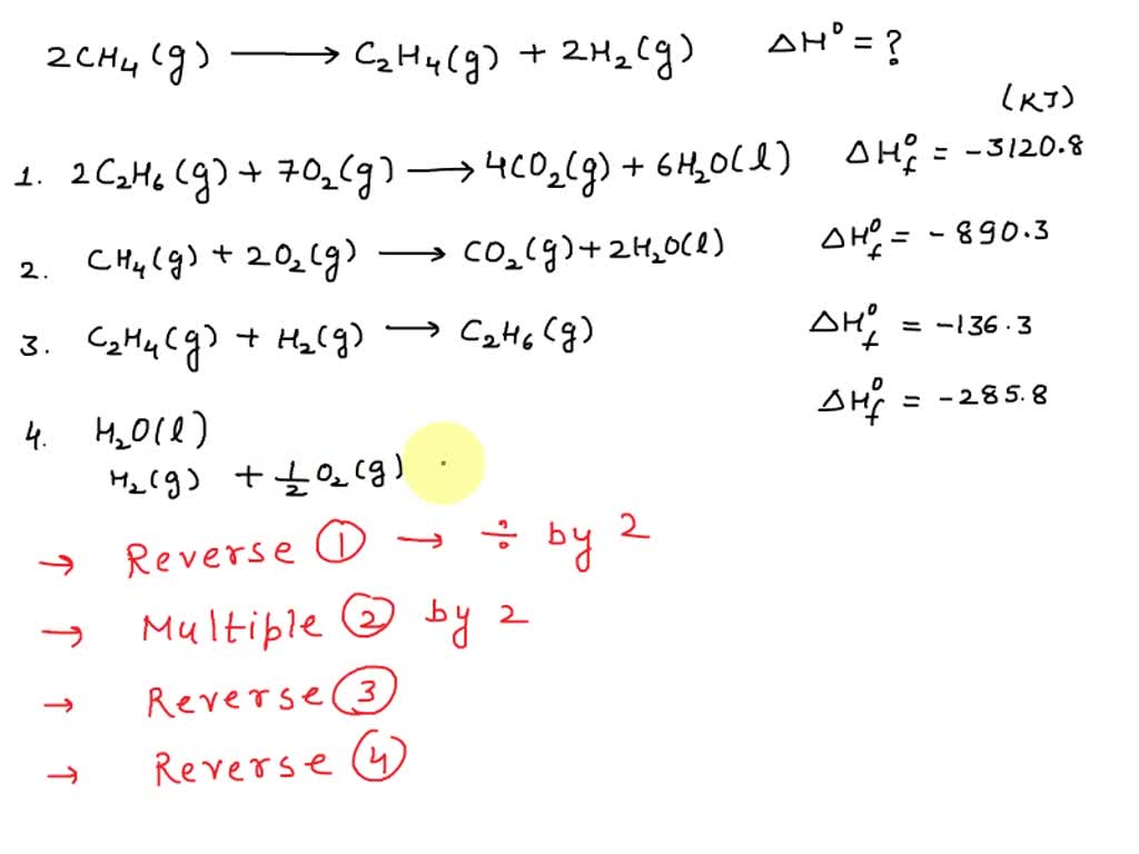 SOLVED Hess s law can be used to calculate reaction enthalpies