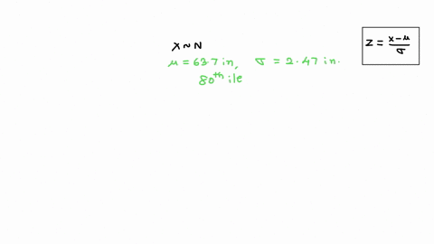 heights-of-women-are-normally-distributed-with-mean-637-inches-and-standard-deviation-247-inches-find-the-height-that-is-the-80th-percentile-59792