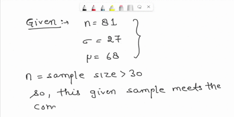 1-a-random-sample-of-81-credits-sales-in-a-department-store-showed-an-average-sale-of-6800-from-past-date-it-is-known-that-the-standard-deviation-of-the-population-is-2700-a-first-verify-tha-38236