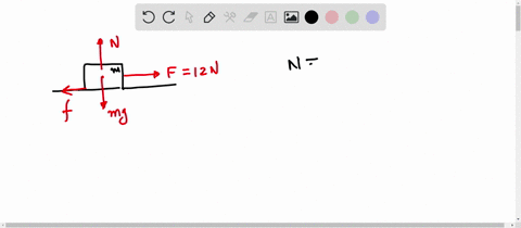 a-block-of-mass-20-kg-is-place-on-a-rough-horizontal-plane-and-a-horizontal-force-of-12n-is-applied-if-coefficient-of-friction-is-01-the-frictional-force-acting-on-it-is