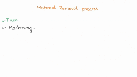 a-material-removal-process-in-which-a-sharp-cutting-tool-is-used-to-mechanically-cut-away-material-so-that-the-desired-part-geometry-remains-is-called-machining-a-true-b-false-36779
