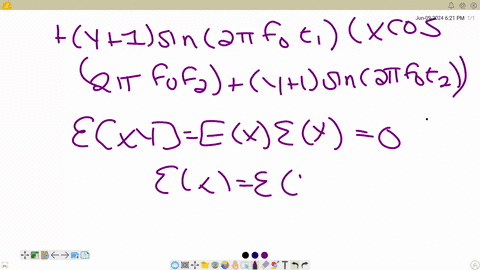 consider-the-random-process-wtxcos2f_0ty1sin2f_0t-where-x-and-y-are-uncorrelated-random-variables-each-with-expected-value-0-and-variance-21-find-the-auto-correlation-r_wt1-t2-is-wt-wide-sense-station