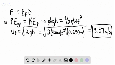 a-ball-of-unknown-mass-m-is-tossed-straight-up-with-initial-speed-v-at-the-moment-it-is-released-the-ball-is-height-h-above-spring-mounted-platform-as-shown-in-the-figure_-the-ball-rises-pea-07613