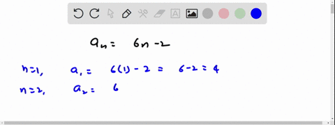 write-the-first-five-terms-of-the-sequence-with-the-given-nth-term-an-6n-2-99925