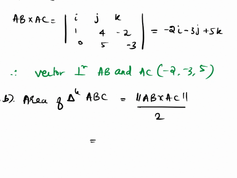 consider-the-points-in-tyz-space-a-230-b-17-2-c-28-3_-find-vector-that-is-perpendicular-to-both-ab-and-ac-what-is-the-area-of-the-triangle-with-vertices-a-b-and-c-find-the-cartesian-equation-15542