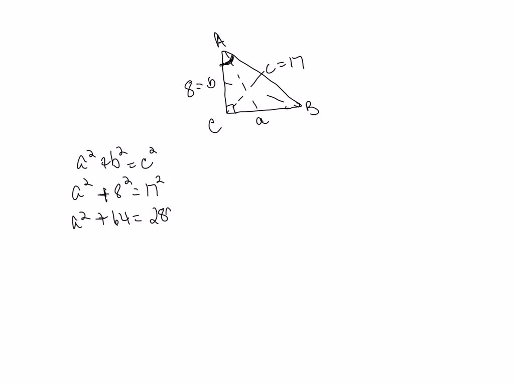 Solved The Following Problem Refers To Right Triangle Abc With C 90° Use The Given 5602