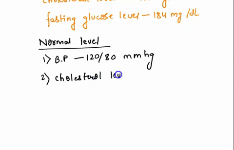 the-nurse-is-performing-a-health-screening-on-a-54-year-old-client-the-client-has-a-blood-pressure-of-11878-mm-hg-total-cholesterol-level-of-190-mgdl-49-mmoll-and-fasting-blood-glucose-level-82893