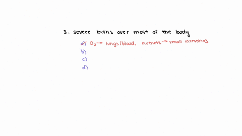 3-which-of-the-following-functions-performed-by-the-skin-would-be-lost-or-seriously-compromised-if-some-one-suffered-a-sever-burn-over-most-of-the-body-1-point-absorption-of-oxygen-and-nutrients-preve