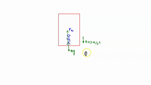 drawing-free-body-diagram-and-a-force-sum-diagram-will-help-you-solve-the-problem-a-8712-kg-woman-rides-in-an-elevator-as-shown-below-while-standing-on-a-scale-the-woman-moves-downward-negat-39484