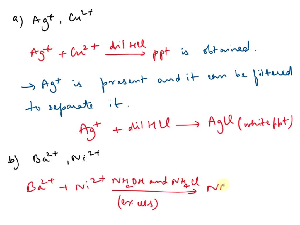 SOLVED: write a qualitative analysis scheme for each of the following ...