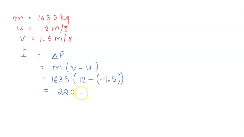 how to calculate the magnitude of average force