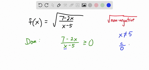 determine-the-domain-of-the-function-fxsqrtfrac7-2-xx-5-01229