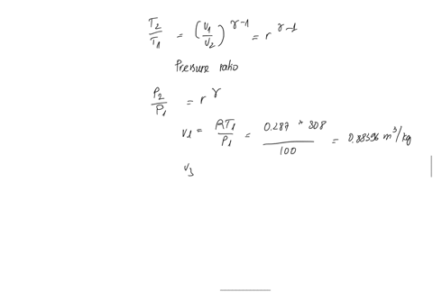7-in-an-air-standard-brayton-cycle-the-compression-ratio-is-7-and-the-maximum-temperature-of-the-cycle-is-800cthe-compression-begins-at-01-mpa35ccompare-the-maximum-specific-volume-and-the-m-07472