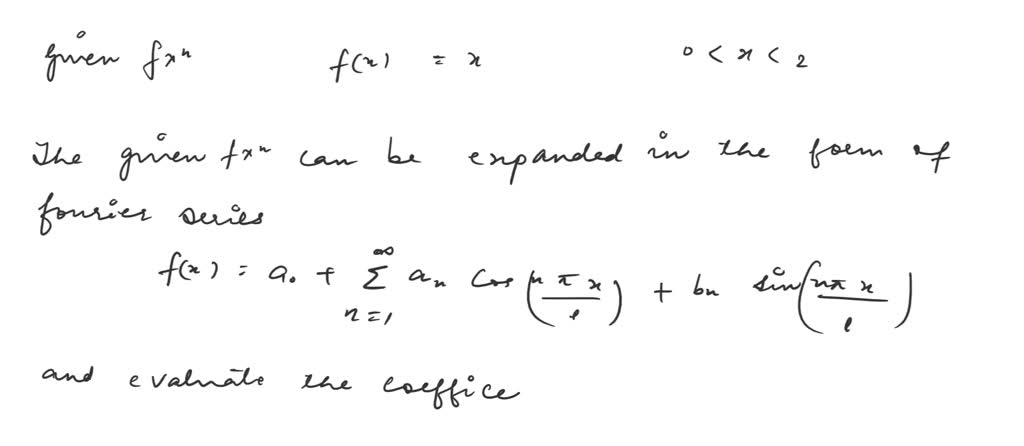 SOLVED: (25 points) Sketch the even 27 - periodic extension and lind ...